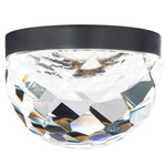 Cascade Wall / Ceiling Light - Black / Clear