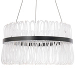 Charlize Pendant - Black / Clear