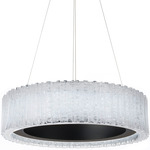 Rhiannon Chandelier - Black / Clear