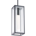 Cambridge Outdoor Pendant - Black / Clear