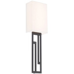 Vander Color Select Vertical Wall Sconce - Black / Ivory