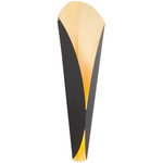 Fleur Wall Sconce - Bronze / Gold Leaf / White
