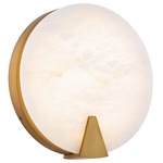 Ophelia Wall Sconce - Aged Brass / Alabaster