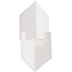 Cupid Outdoor Wall Sconce - White / Silk Screened