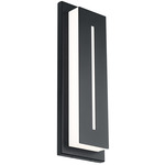 Midnight Color Select Outdoor Wall Sconce - Black / Clear