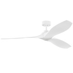 Collins Coastal Smart Outdoor Ceiling Fan - Matte White / Matte White