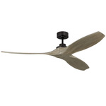 Collins Smart Ceiling Fan - Aged Pewter / Light Grey Weathered Oak