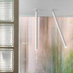 Canna Nuda Metallo Ceiling Light Fixture - White