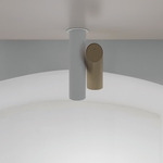 Tubes Large Ceiling Light - White / Gold