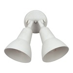 Essentials 2-Light Outdoor Wall Mount - White