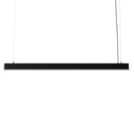 Zirkol Linear Pendant - Matte Black / Opal