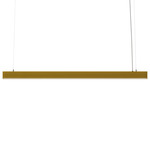 Zirkol Linear Pendant - Matte Gold / Opal