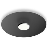 Sky Dome Wall/Ceiling Light - Polished Aluminum / Matte Black