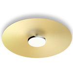 Sky Dome Wall/Ceiling Light - Polished Aluminum / Brushed Brass