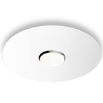 Sky Dome Wall/Ceiling Light - Polished Aluminum / White