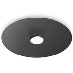 Sky Dome Wall/Ceiling Light - Polished Aluminum / Matte Black