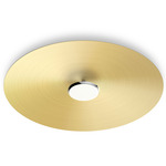 Sky Dome Wall/Ceiling Light - Polished Aluminum / Brushed Brass