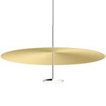 Sky Dome Pendant - Polished Aluminum / Brushed Brass