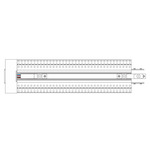 TruTrack Magnetic 2-Circuit End Power Feed - White