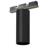 T24M Tubo Small Magnetic Downlight Track Head - Black