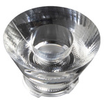 Radiant Large Static White Track Head Lens Accessory - Clear