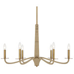 Cannon Chandelier - Warm Brass