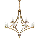 Director Chandelier - Warm Brass