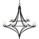 Director Chandelier - Matte Black