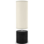 Spin Table Lamp - Ebony / Ivory