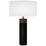 Vaughn Table Lamp - Black / White