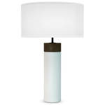 Vaughn Table Lamp - White / White