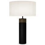 Vaughn Table Lamp - Black / Ivory