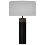 Vaughn Table Lamp - Black / Light Grey