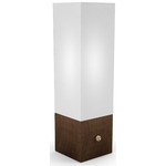 Art Table Lamp - Walnut / Frosted