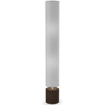 Spin II Retro Floor Lamp - Walnut / Light Grey