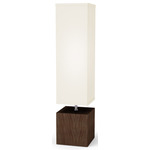 Flaca Table Lamp - Walnut / Ivory