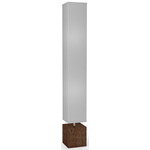 Flaca Floor Lamp - Walnut / Light Grey
