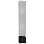 Flaca Floor Lamp - Ebony / Light Grey
