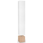 Flaca Floor Lamp - Natural / White