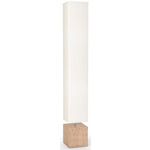 Flaca Floor Lamp - Natural / Ivory