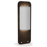 Flat Table Lamp - Walnut / Grey