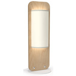Flat Table Lamp - Natural / Ivory