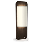 Flat Table Lamp - Walnut / Ivory