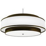 Gabby Tiered Drum Pendant - Bronze