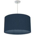 Tambor Pendant - White / Navy