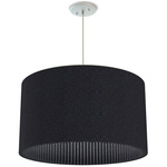 Tambor Pendant - White / Black