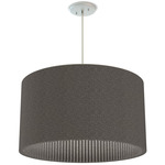 Tambor Pendant - White / Dark Grey