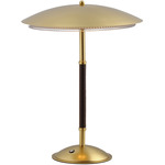 Prismatic Color Select Table Lamp - Natural Aged Brass / Clear Ribbed