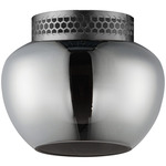 Incognito Wall / Ceiling Light - Gunmetal / Mirror Smoke / Opal White