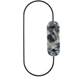 Stonewall Wall Decor Sconce - Black / Striae Arya